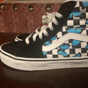 Vans Sk8Hi Checkered Butterfly Shoes
